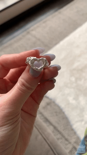 Heart Silver Ring