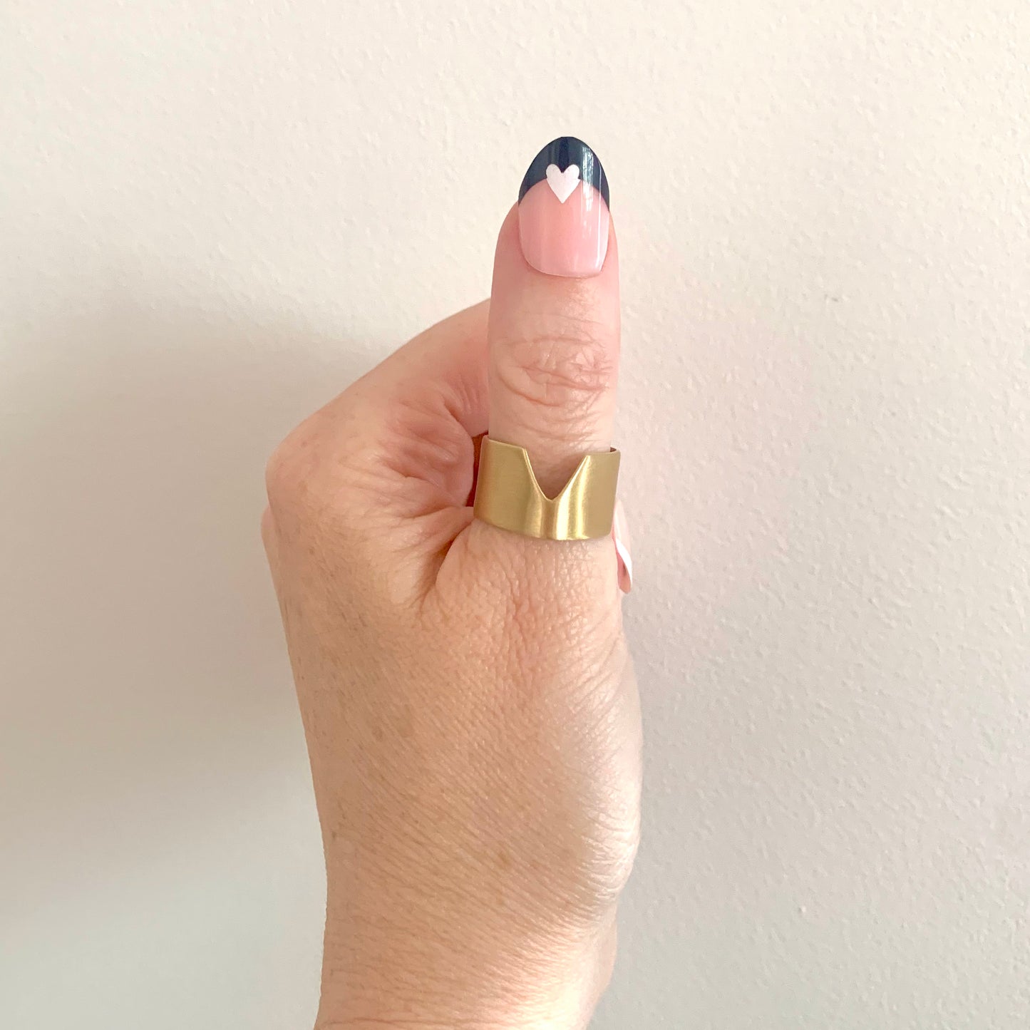 Chevron Brass Ring