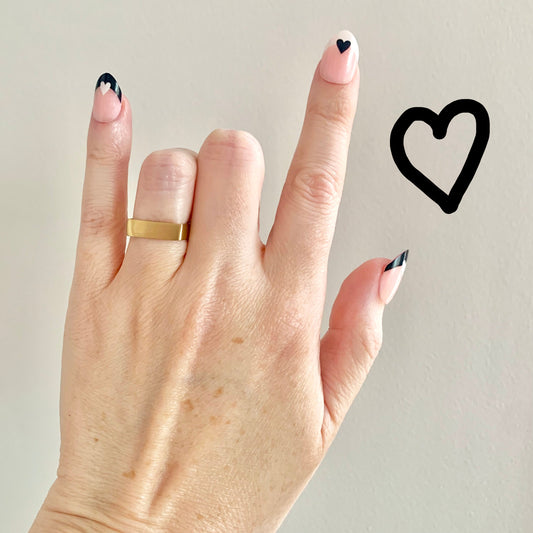 Square Brass Ring