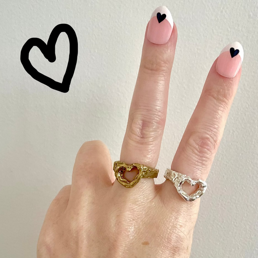 Heart Brass Ring