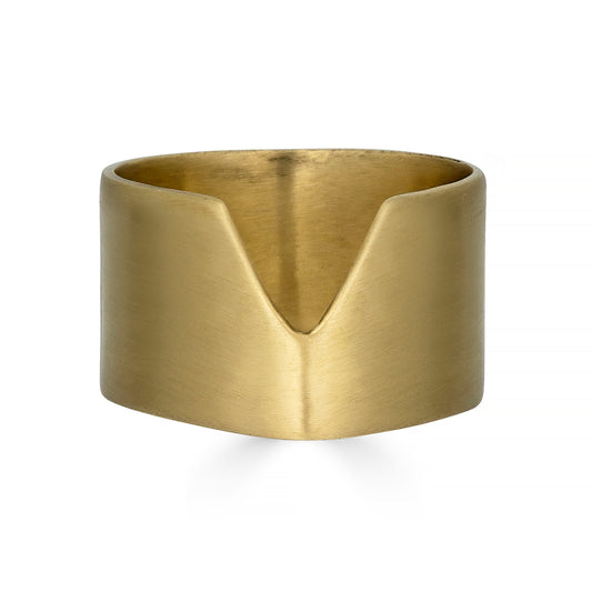 Chevron Brass Ring