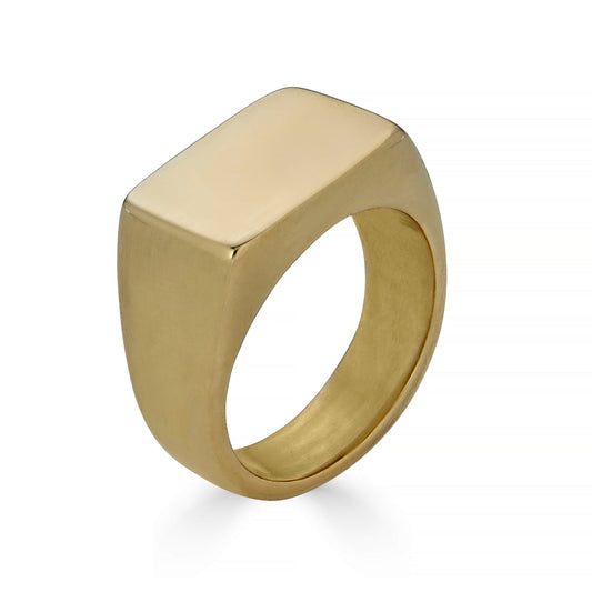 Signet Brass Ring