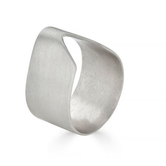 Chevron Silver Ring