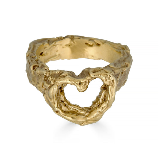 Heart Brass Ring