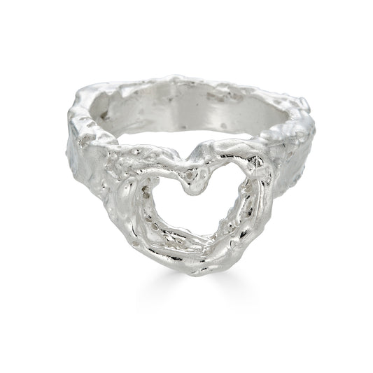 Heart Silver Ring