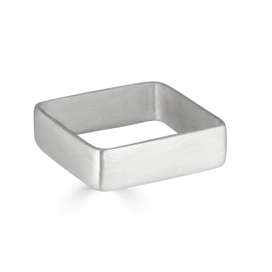Square Silver Ring